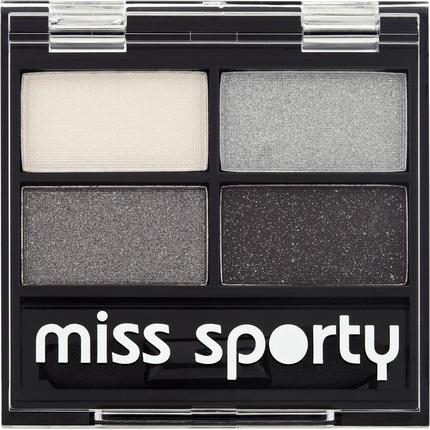 Immagine prodotto Miss Sporty Miss Sport - Studio Colour Quattro Ombretto Quadruplo 404 Real Smoky/Smokyack 5G (Nero fumé, 404 Real Smoky)