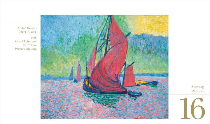 Actual product image Harenberg Eine Reise durch die Welt der Kunst Premiumkalender 2026 - 365 Meisterwerke (23 x 17 cm, Hardcover, German)