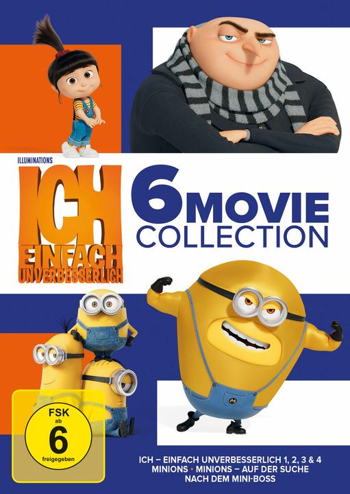 Produktbild Magni Ich einfach unverbesserlich & Minions - 6-Movie Collection (DVD, 2024, Deutsch, Englisch, Türkisch)