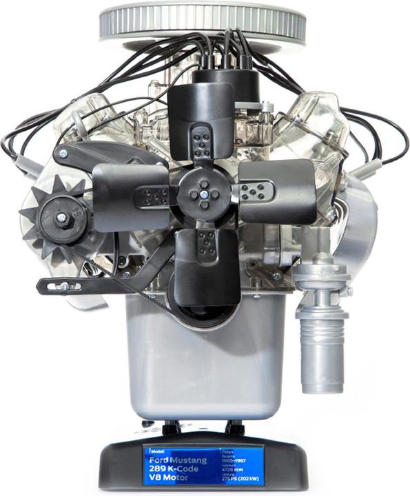 Actual product image Franzis Ford Mustang V8 engine
