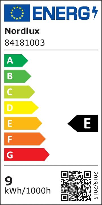 Etichetta energetica Nordlux Lampada da parete per esterni a LED 6 W caldo (570 lm, IP54)