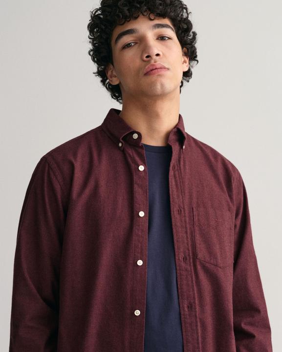 Produktbild GANT hemd flannel melange (S)