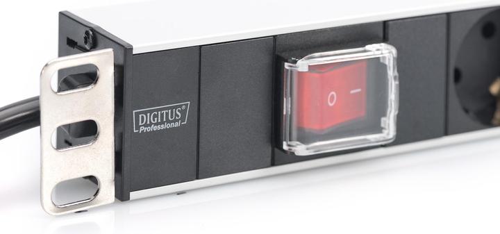 Actual product image Digitus Socket strip with aluminium profile (7 x, CEE 7/3, 2 m)