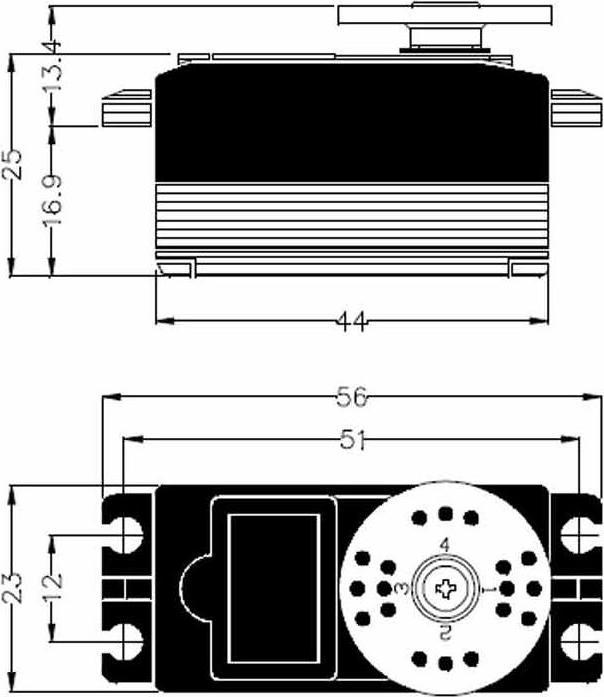 Immagine prodotto Hitec Servo HS-75 BB carrello di atterraggio retrattile