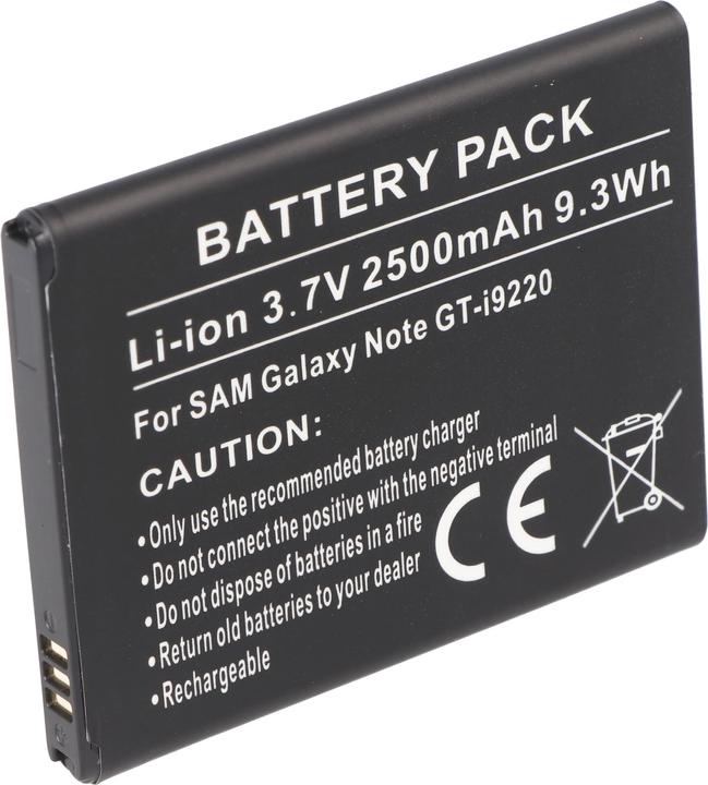 Actual product image Samsung Akku Galaxy Note, GT-i9220, GT-N7000, EB6152