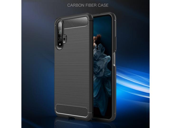 Image du produit Screenguard Housse Huawei Nova 5T Carbon Brushed Soft TPU (Huawei Nova 5T)