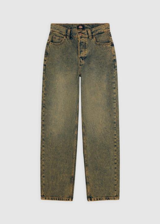 Produktbild Dickies Thomasville Denim Pant Yellow Fade Ind (24)