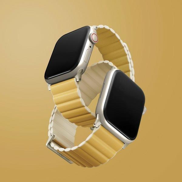 Immagine prodotto Uniq pasek Revix Premium Apple Watch Series 1/2/3/4/5/6/7/8/SE/SE2/Ultra 42/44/45/49mm Edition Rever (pelle ecologica, Silicio, In plastica)