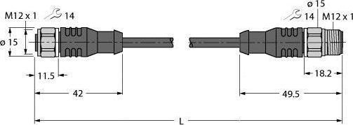Actual product image Turck Actuator- (2 m)