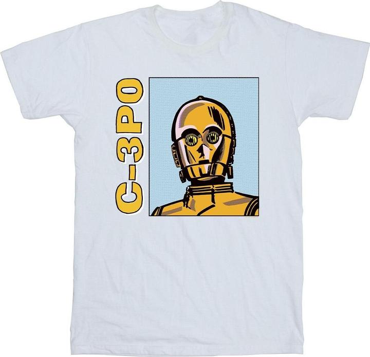 Star Wars C3PO Line Art TShirt Jungen