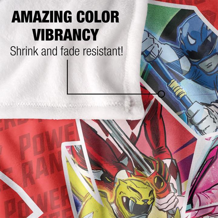 Image du produit Power Rangers - Couverture (152 x 127 cm)