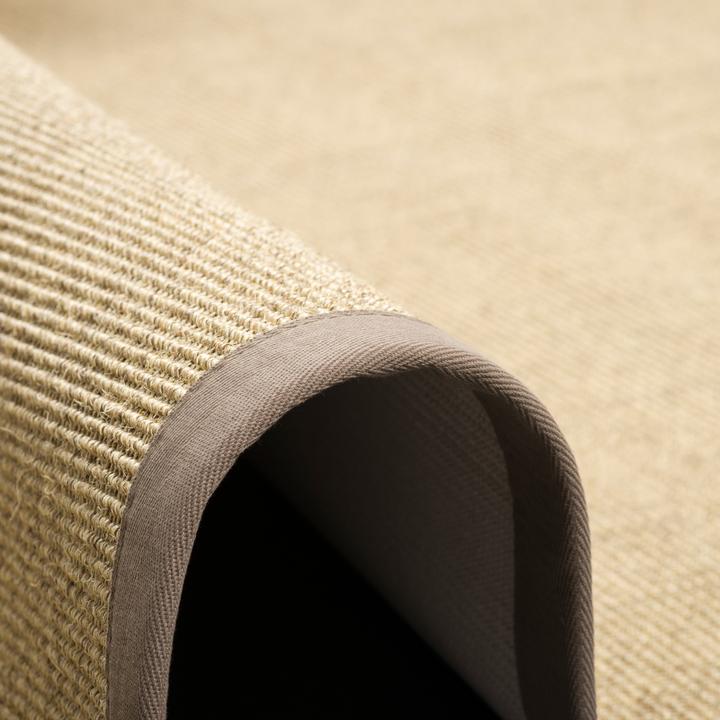 Actual product image Pergamon Sisal carpet Natura Classic with border (150 x 150 cm)