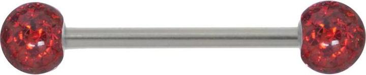 Image du produit Bijouteria Piercing langue (Acier chirurgical 316L, Résine époxy, Zircone)