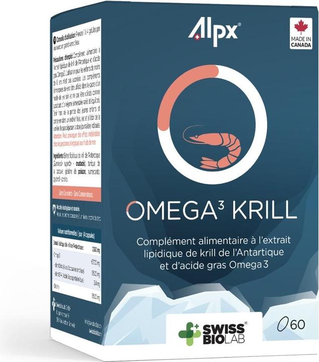 Produktbild Alpx Omega 3 Krill Kapseln Gélules (60 Stück, Kapseln, 77 g)