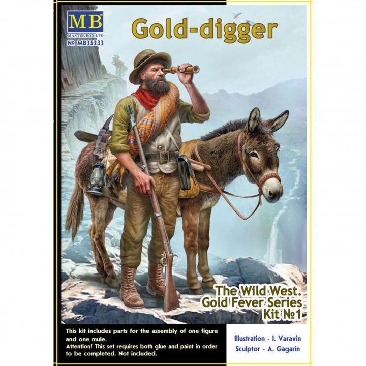 Image du produit Master Box Le diseur d'or. Le Far West. Série de la fièvre de l'or. Kit? 1.