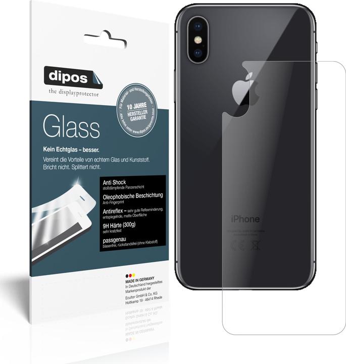 Immagine prodotto Dipos Pellicola Protettiva Anti-Shock (2 Pezzo/i, Apple iPhone XS)