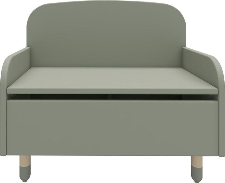 Produktbild Flexa Sitzbank mit Stauraum Dots Naturgrün (Kindersessel)