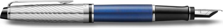 Immagine prodotto Waterman Penna stilografica Expert DeLuxe Blue C.C. (F-blu) (Blu, Argento, 1 x)