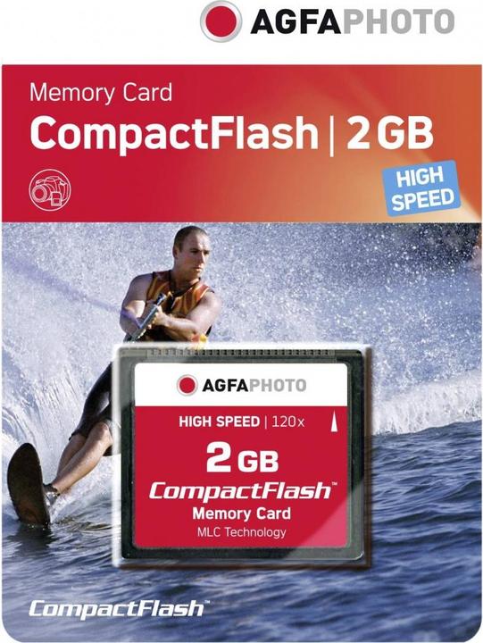 AGFAPHOTO Compact Flash 2GB High Speed 120x MLC (2 GB, CF)