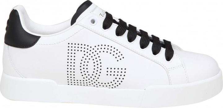 Produktbild Dolce & Gabbana portofino light sneakers in black and white leather (43)