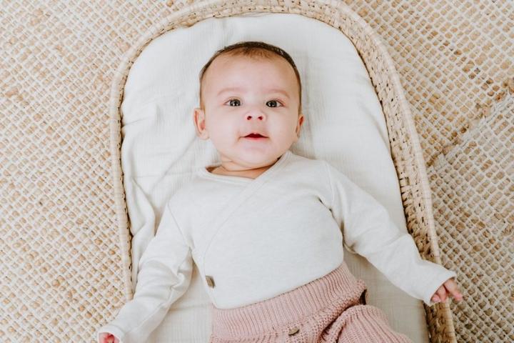 Produktbild Baby's only Babys Only langarm Body Melange, warm linen (68)