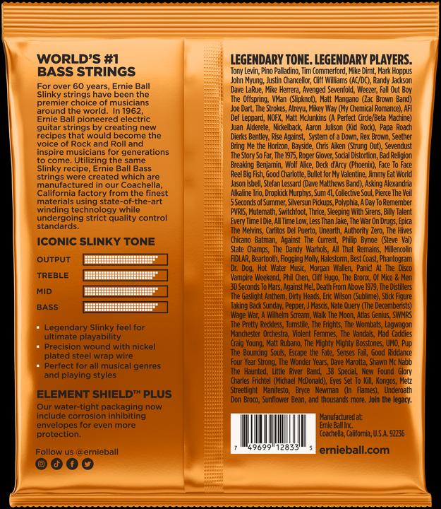 Nutritional values and ingredients Ernie Ball Hybrid Slinky (4 x, Electric bass, 0.11")