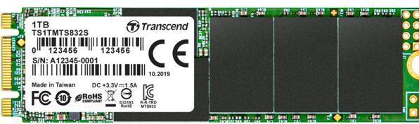 Image du produit Transcend SSD interne M.2 SATA 2280 832S (1000 Go, M.2 2280)
