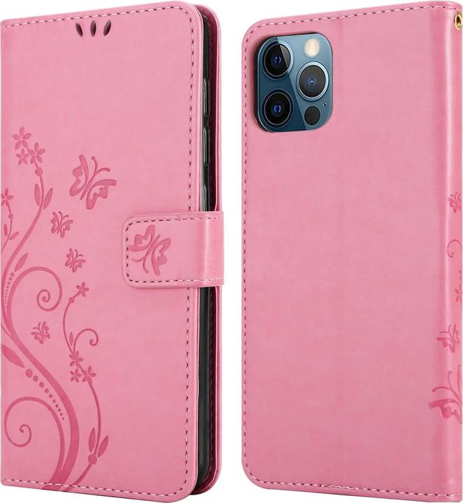 Immagine prodotto Cadorabo Copertina del libro a fiori (Apple iPhone 12, Realme 12 Pro+)