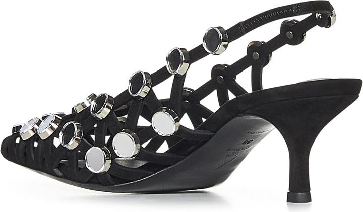 Actual product image The Attico Grid Slingback 50mm (38)