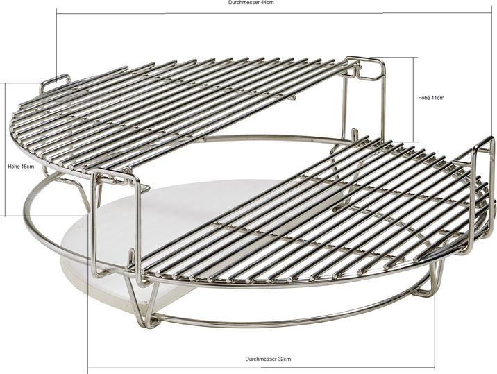 Produktbild BBQ Master Geteiltes Multilevel Grillrostsystem XL Pro