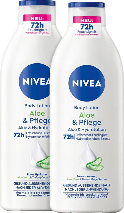 Image du produit NIVEA Aloe & Pflege Body Lotion DUO (Lotion pour le corps, 800 ml)