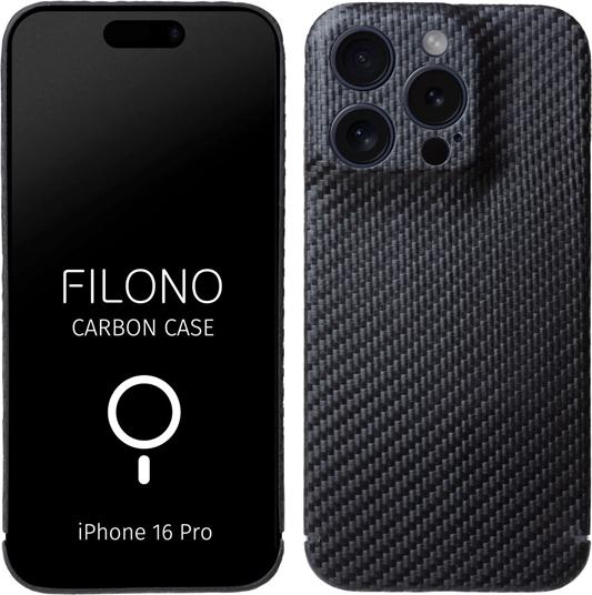 Immagine prodotto Filono Coperchio posteriore MagSafe in vero nero carbone (Apple iPhone 16 Pro)