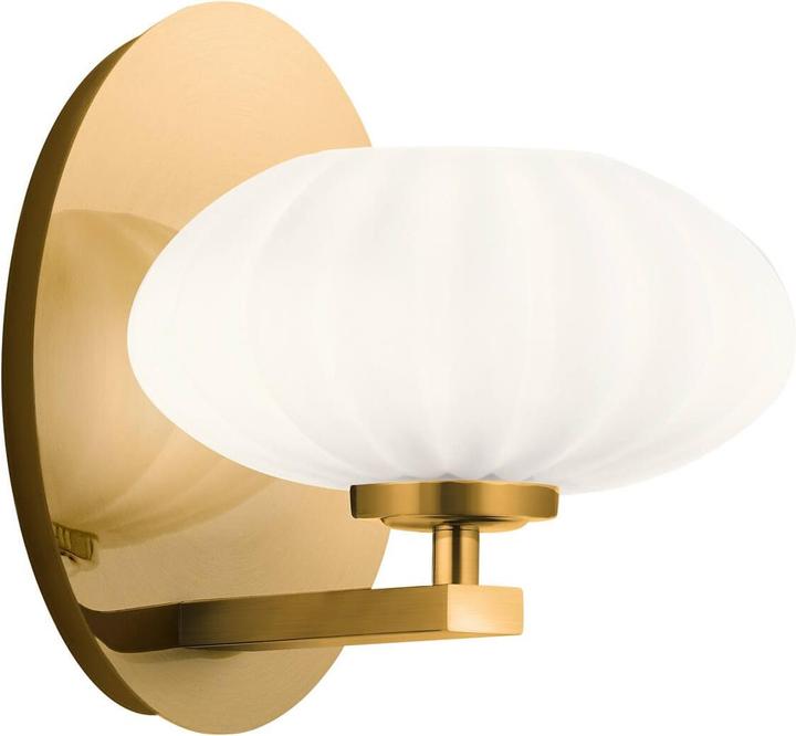 Image du produit Elstead Lighting Pim LED Applique murale G9 renard-or Opale satiné gainé IP44 (300 lm, G9)