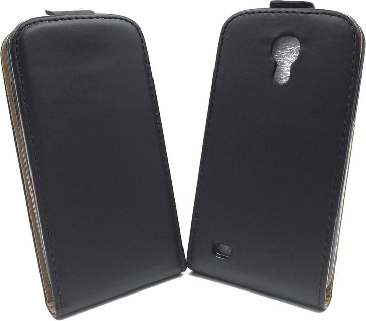 Produktbild König Design Handyhülle für Samsung Galaxy S4 Mini Schutztasche Wallet Cover 360 Case Schwarz (Samsung Galaxy S4 mini)