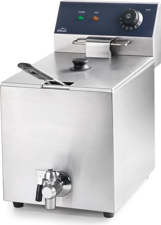 Image du produit Lacor 69468 69468 Friteuse électrique avec robinet 3250 W 8 L Acier inoxydable