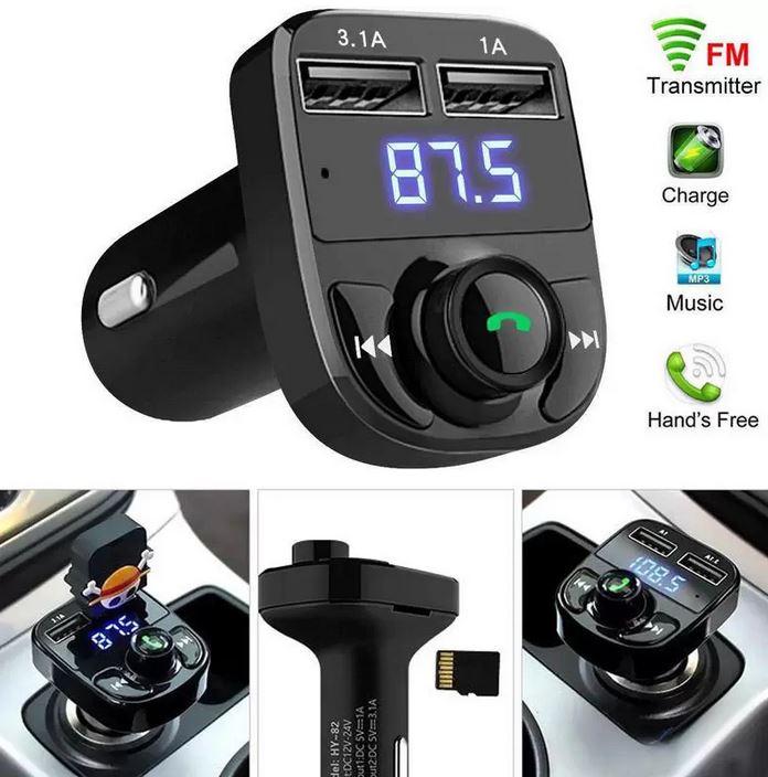 Produktbild PhoneLook Bluetooth Empfänger X8 Auto Kfz Audio Receiver MP3 Player mit 3.1 USB Fast Charge