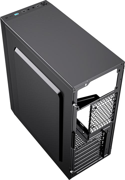 Actual product image Gembird CCC-FC-M100B Gaming Computer Case Fornax M100B Blue Fans (ATX)