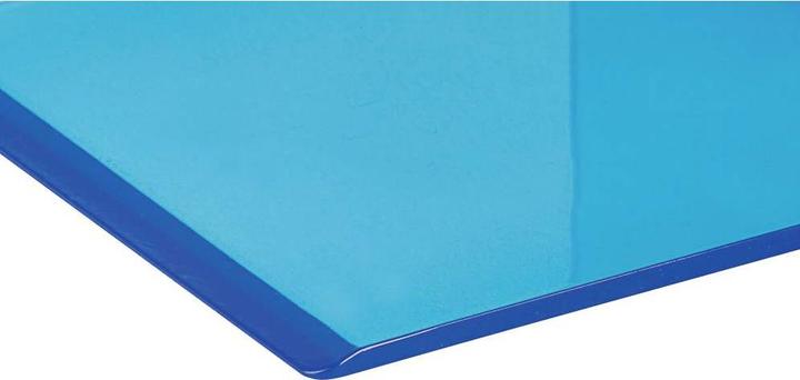 Produktbild Maul Buchstütze 10x10x13cm 3513631 transparent blau 2 Stück (11 x 11 x 14 cm)