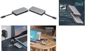 Produktbild Digitus USB-C Travel Docking Station, 7-Port (USB-C, 7 Ports)