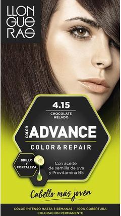 Image du produit Llongueras COLOR ADVANCE #4,15-chocolate helado (4.15 Chocolat glacé)