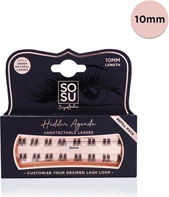 Sosu Cosmétiques - Faux cils tufted Agenda caché 10 mm (Cils artificiels)