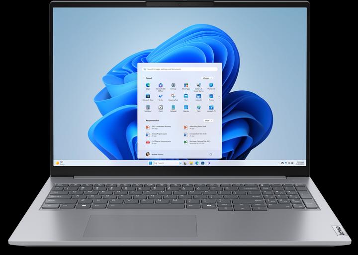 Actual product image Lenovo ThinkBook 16 Gen 7 (16", AMD Ryzen 7 7735HS, 32 GB, 1000 GB, DE)