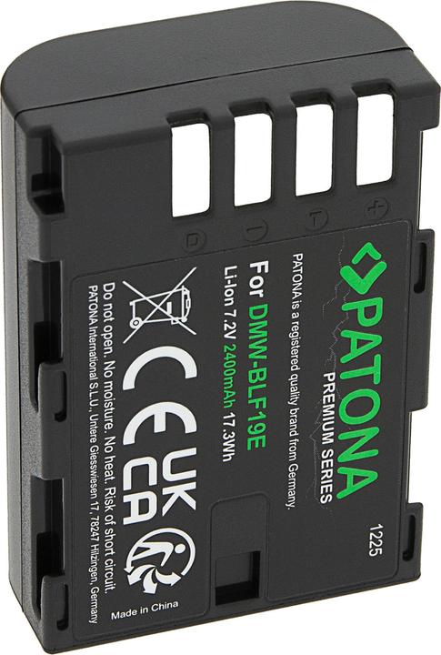 Immagine prodotto Patona Batteria Premium Panasonic DMW-BLF19E Panasonic DMW-BLF19E (Batteria della fotocamera)