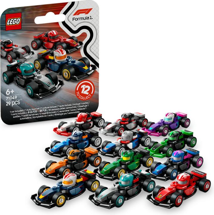 Actual product image LEGO F1 racing cars to collect (Assorted) (71049, LEGO DC)