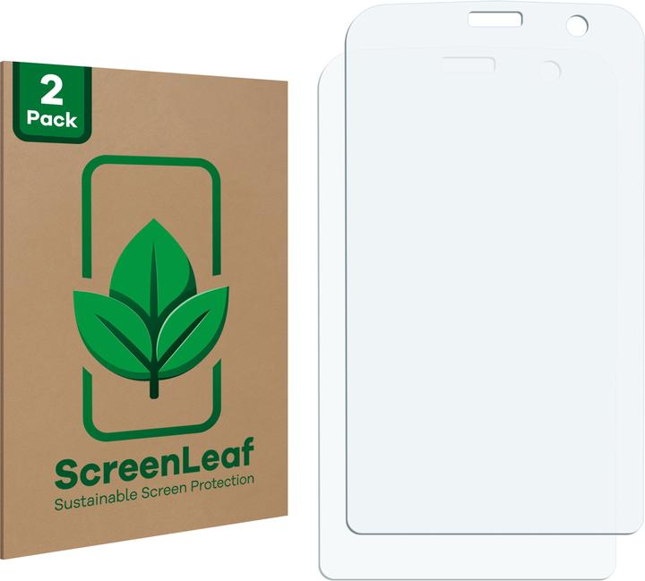 Actual product image ScreenLeaf Protective film sustainable screen protector screen protector film clear transparent (2 Piece, Brondi Amico)