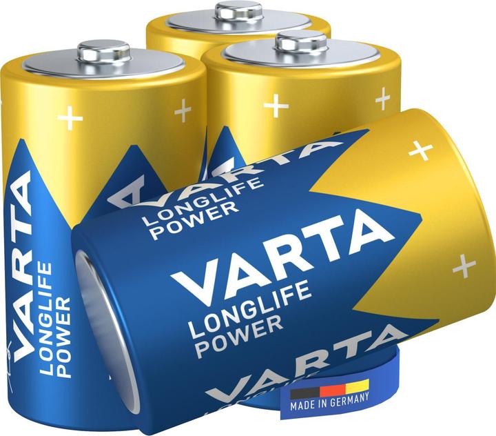 Actual product image Varta long-life power (4 pcs., D, 16500 mAh)