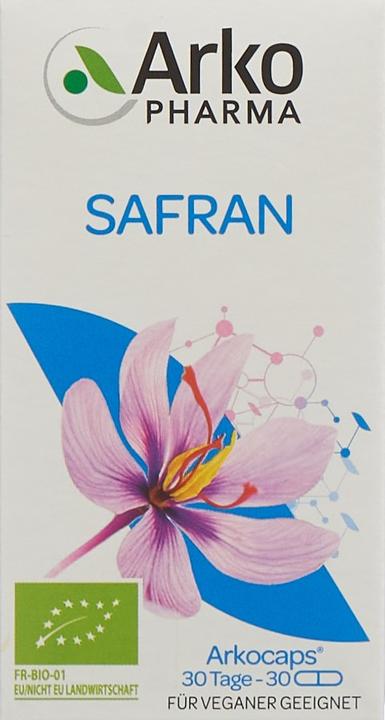 Actual product image Arkopharma Arkocaps Bio Safran Kapseln (30 Piece, Capsules, 30 g)
