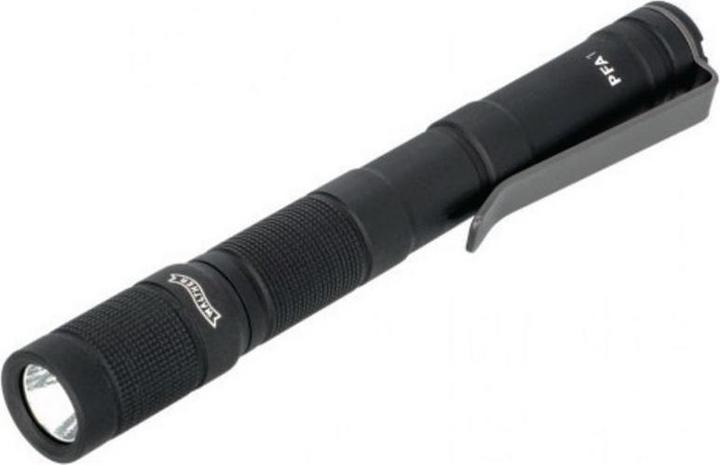 Walther PFA 1 100 Lumen LED-Taschenlampe, inkl. 2 AAA-Batterien (15.30 cm, 100 lm)