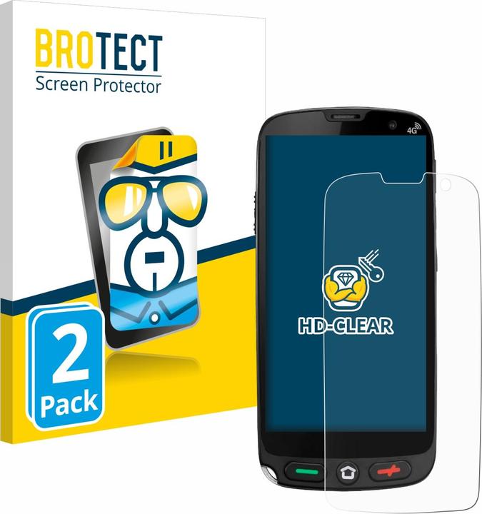 Produktbild BROTECT Schutzfolie Displayschutz Klar (2 Stück, Brondi Amico XS)