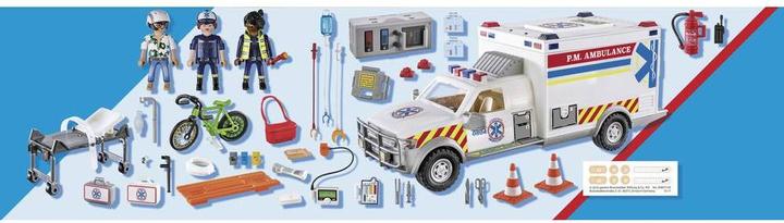 Image du produit Playmobil Véhicule de secours : US Ambulance (70936, Playmobil City Action)